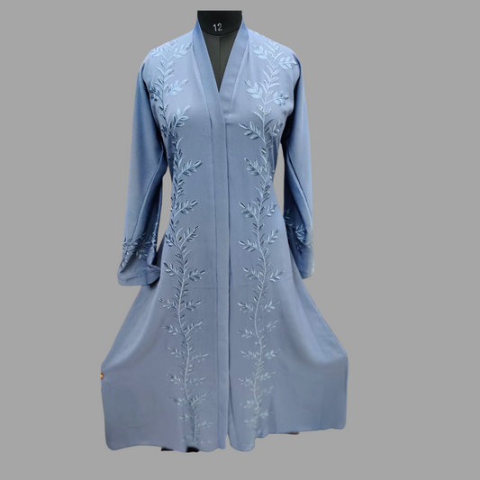 Classic Modest Blue Abaya – Perfect for Daily and Party Wear