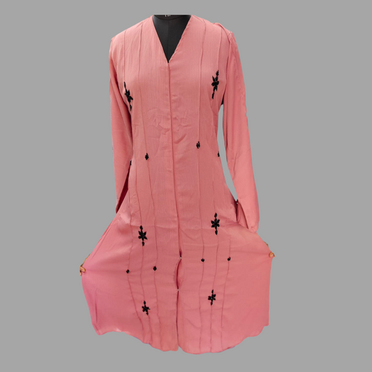 Elegant Pink Abaya for Every Occasion – Comfortable & Stylish